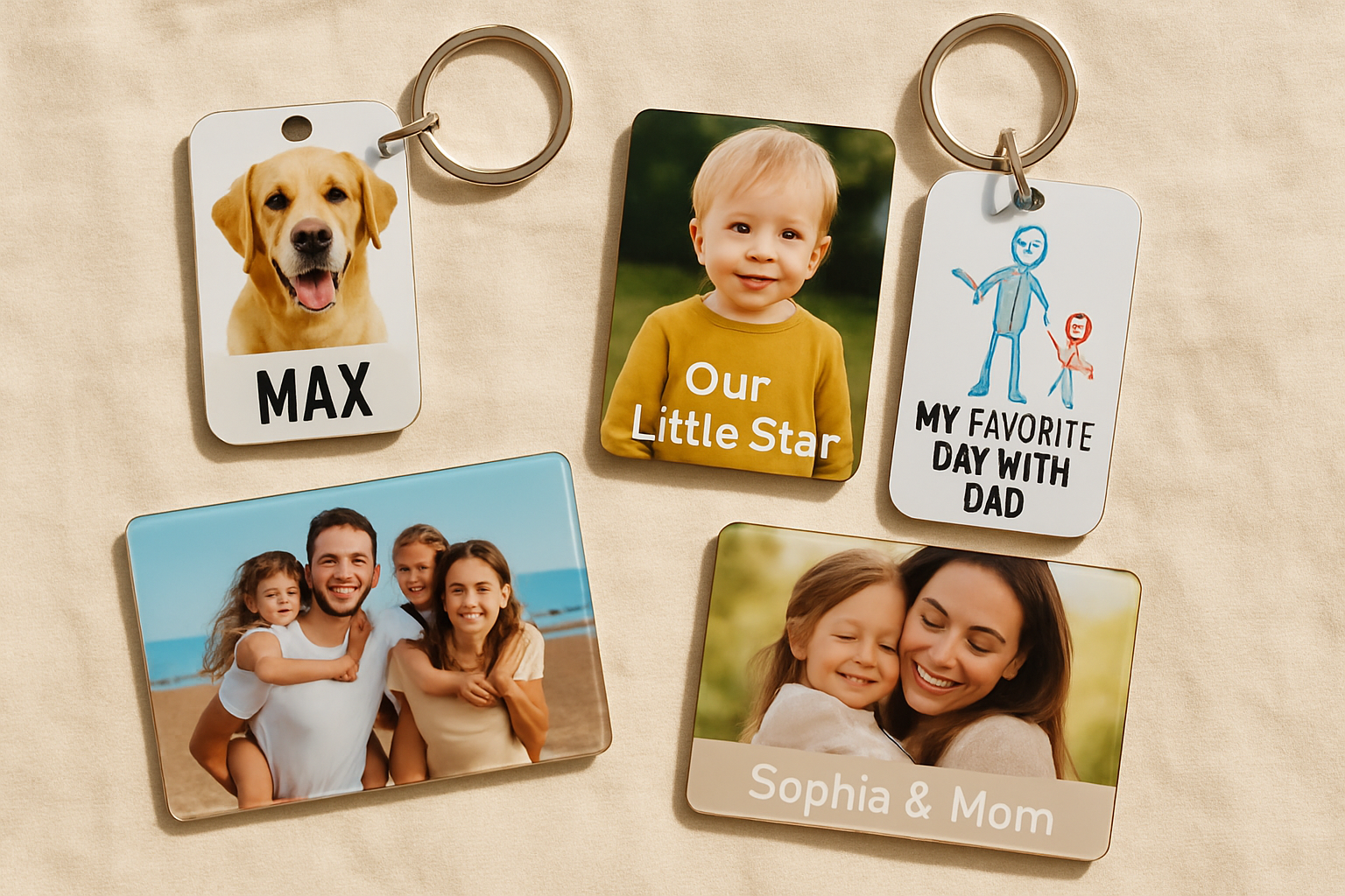Photo Magnets & Keychains