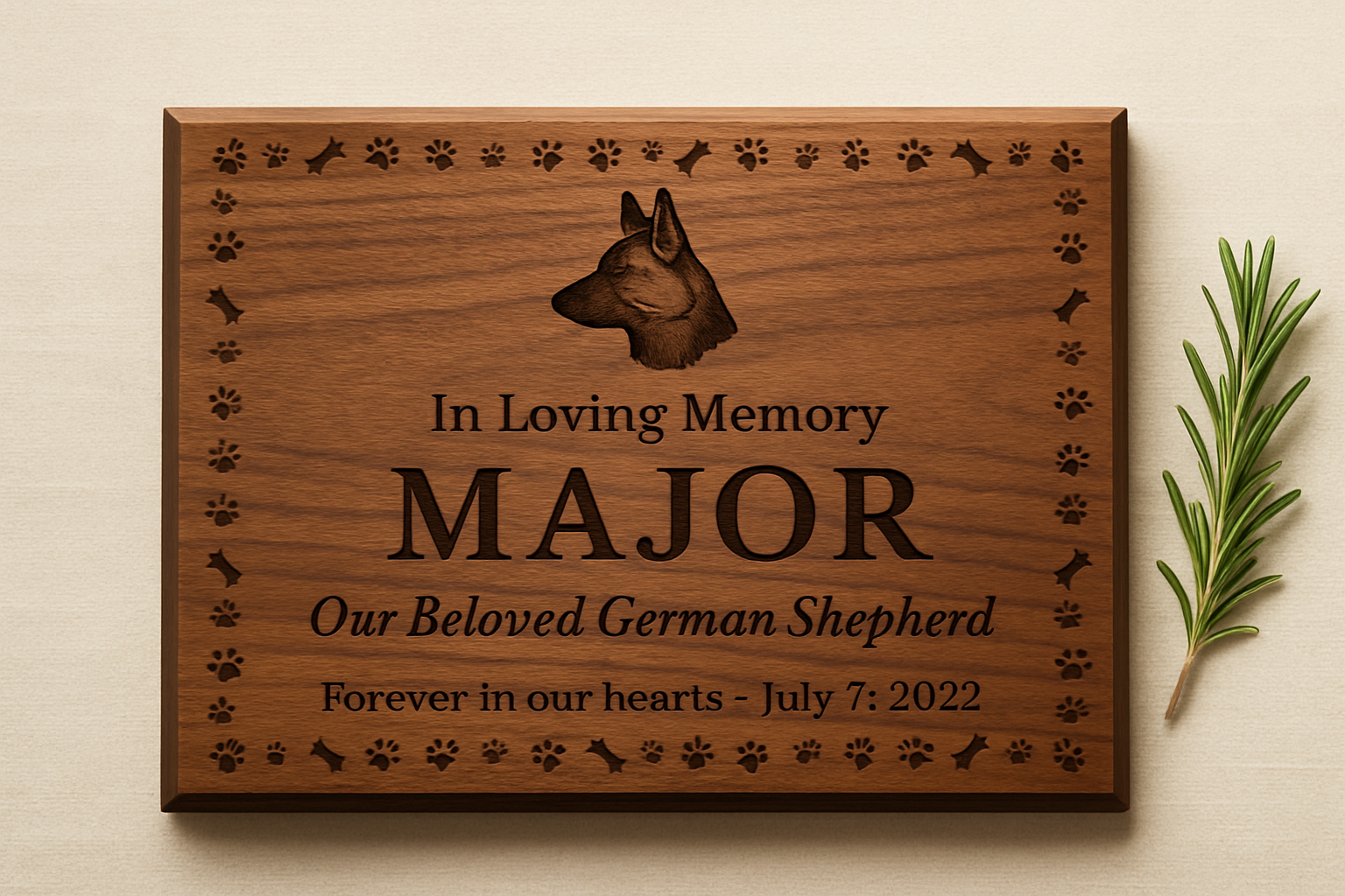 In Loving Memory — Major