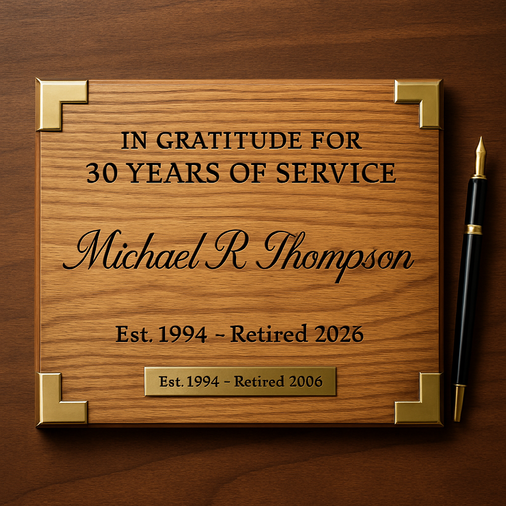 30 Years of Service